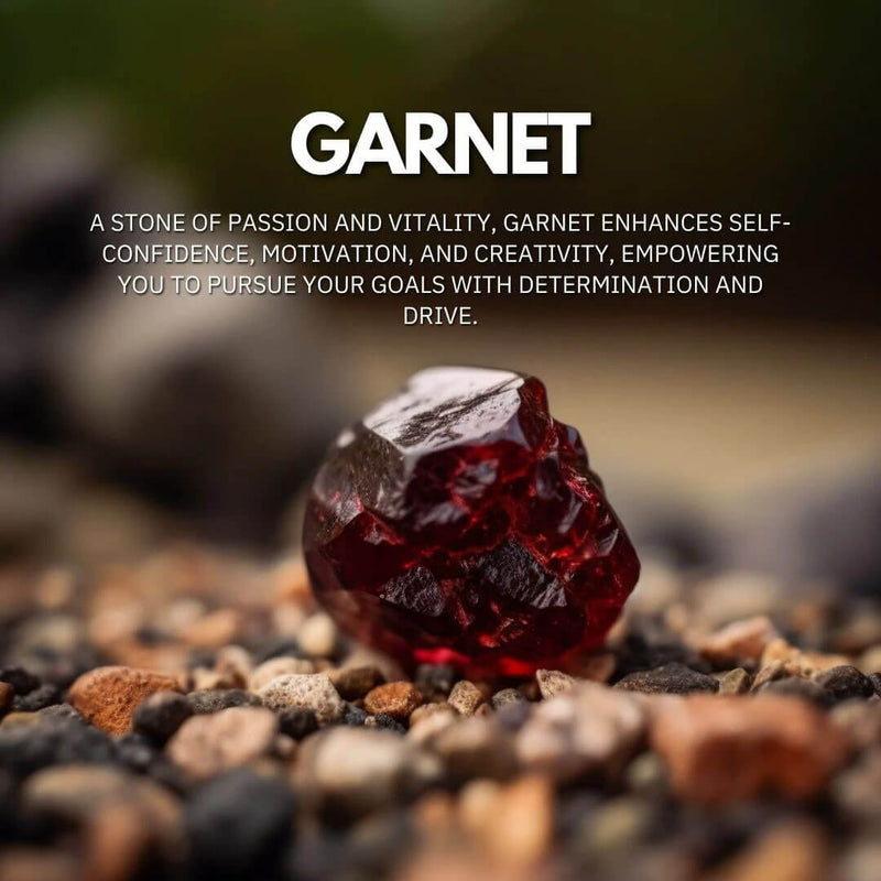 Garnet Lucky Red String Bracelet - Passion, Prosperity, Protection
