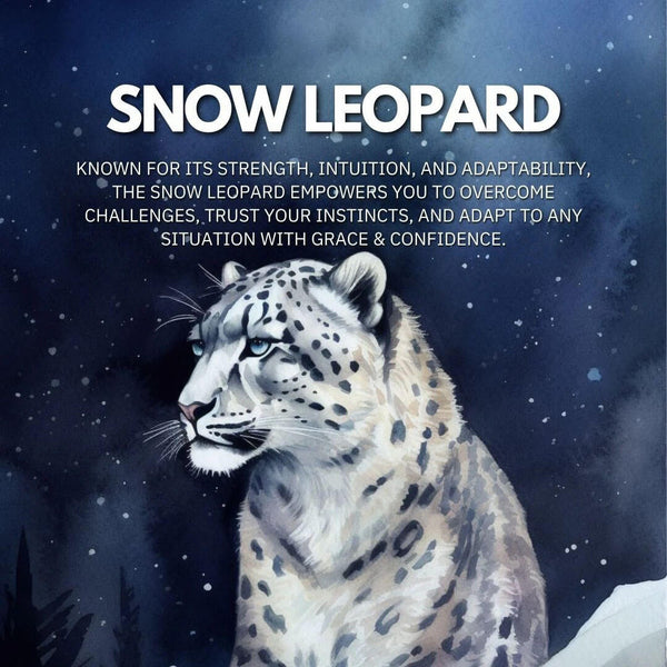 Snow Leopard Bracelet - Strength, Intuition, Adaptability
