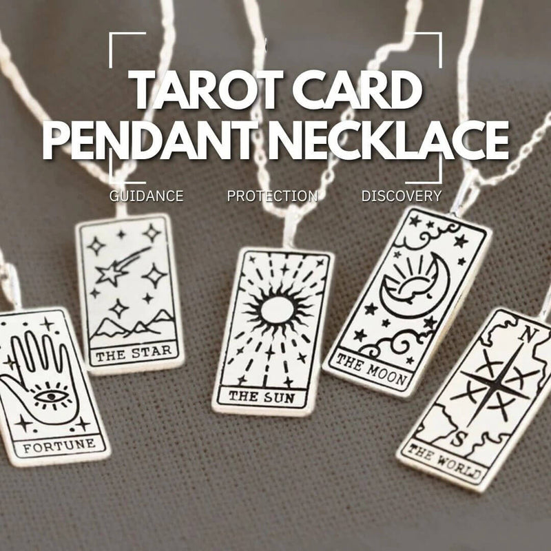 Tarot Card Pendant Necklace - Guidance, Protection, Discovery